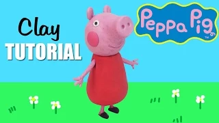 Peppa Pig Clay tutorial / How to make peppa pig / peppa pig tutorial
