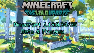 Minecraft PE Update 1.19.0.34/35 Beta & Preview !!!