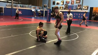 PJ Duke vs Stevo Poulin, Buxton Wrestling Duals 10/10/2020