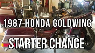 Honda Goldwing GL1200 Starter Change - Change Starter Goldwing