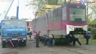 DonDay. В Новочеркасск привезли два новых трамвая