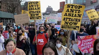 "Wir werden angespuckt": Protest gegen anti-asiatischen Rassismus