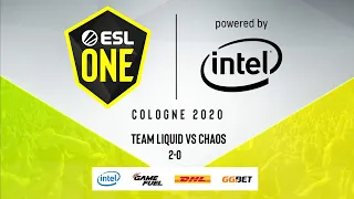 LIVE: Chaos vs Liquid - ESL One Cologne 2020 - Semi-Final - NA