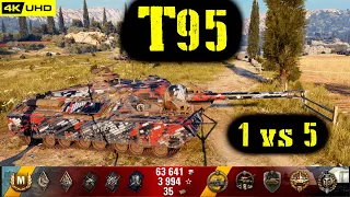 World of Tanks T95 Replay - 6 Kills 5.1K DMG(Patch 1.6.1)