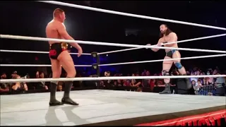 Drew McIntyre vs Gunther face to face at a WWE House Show