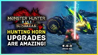 Monster Hunter Sunbreak Upgrades For Hunting Horn Are Amazing...