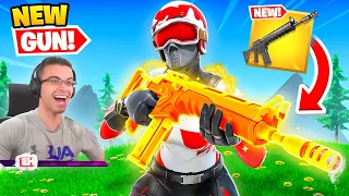 Nick Eh 30 reacts to Combat Assault Rifle in Fortnite!