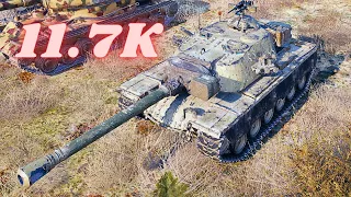 T110E4  11.7K Damage World of Tanks Replays