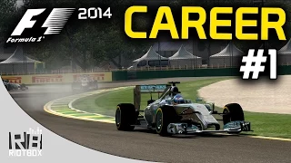 F1 2014 Career Mode Part 1: Australia - Can We Beat Hamilton? (Short Career Mode)