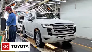 Toyota Land Cruiser assembly line in Japan | LC 300 Production
