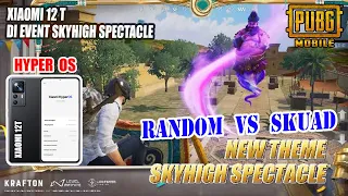 MI 12T EVENT SKYHIGH SPECTACLE 🔥 4 FINGERS+GYROSCOPE | BGMI |    PUBG MOBILE