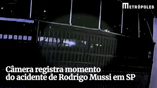 Câmera registra momento do acidente de Rodrigo Mussi em SP