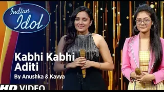 Indian Idol Season 13 | Kabhi Kabhi Aditi By Anushka & Kavya | Love Special With Ritesh & Genelia