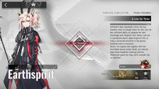 [Arknights] Paradox Simulation: A line for three (Earthspirit)