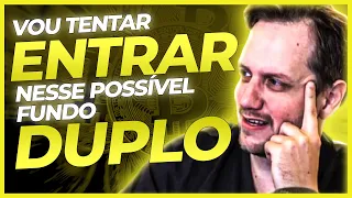 QUEDA NO BITCOIN! É O FIM DAS CRIPTOMOEDAS ? FUNDO DUPLO FORMANDO ? ANÁLISE BITCOIN - Augusto Backes