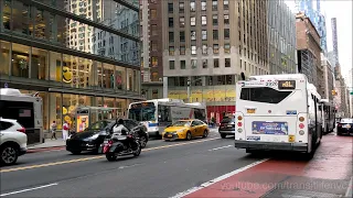 MTA New York City Bus Orion VII Hybrids on the M12, M31 & M57