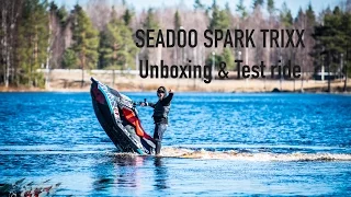SFT VLOG// Seadoo spark trixx unboxing&test ride