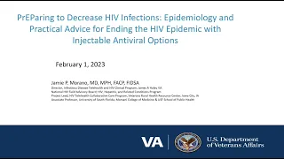 HIV Core Curriculum: PreP Therapy and Injectables -- Jamie Morano, MD