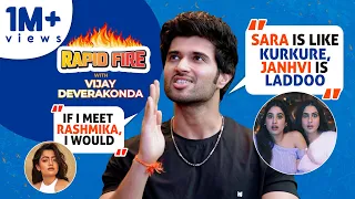 Vijay Deverakonda's RAPID FIRE on love for Rashmika, Samantha, Janhvi, Sara, Prabhas; kisses Ananya