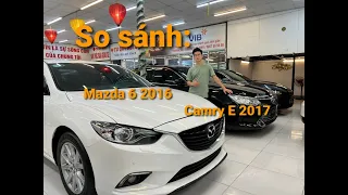 So Sánh: Mazda 6 2.0 2016 Vs. Toyota Camry 2.0E 2017