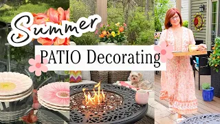 🌸🌿Spring/Summer Outdoor Patio Styling Ideas | Budget Friendly Decor Tips | Decorate With Me