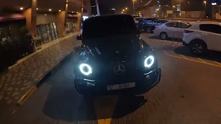 Terrorising The Streets of Dubai Night Time POV Mercedes Benz G63 AMG