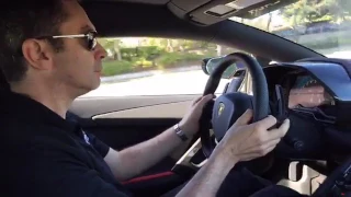 Cruising in the new Lamborghini Aventador S - HARD PULLS + REVS