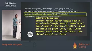 Flaky tests are a pain (Andrei Solntsev, Estonia) [RU]