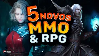 5 Novos MMORPG / MMO E RPG para PC em 2024 e após | PC, Android, Xbox Series, PS5 & Switch | 7 Fases