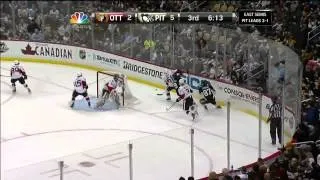 Kyle Turris wrister goal 5-2 May 24 2013 Ottawa Senators vs Pittsburgh Penguins NHL Hockey