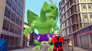 Lego Marvels Avengers All Big Figures Free Roam Gameplay