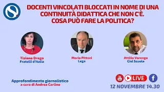 Docenti vincolati bloccati, cosa può fare la politica? Speciale OS TV