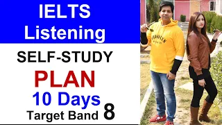 IELTS LISTENING: 10 Days Self-Study PLAN for 8 Band By Asad Yaqub