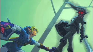 Link Vs Dark Link edit #legendofzelda #edit