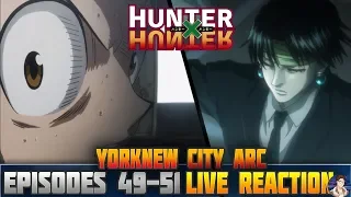 Hunter x Hunter (2011) Episode 49-51 LIVE REACTION ハンター×ハンタ ー - FACE TO FACE WITH THE PHANTOM TROUPE