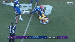 Clyde Edwards-Helaire (LSU RB #22) vs. Florida (2018)