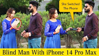 BLIND MAN With iPhone 14 PRO MAX PRANK  @ThatWasCrazy