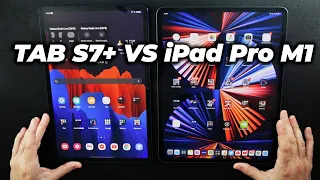 Apple iPad Pro M1 2021 VS SAMSUNG Galaxy Tab S7 PLUS ¿Cuál es MEJOR para ti? OPINIÓN SIN FANATISMOS