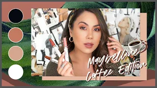 NEW Maybelline Superstay 24 hour liquid lipstick Coffee Edition | Swatch and Review