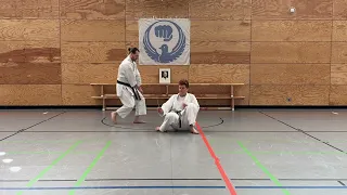 Wado Ryu Tantodori, Christina Gutz and Niko Utriainen