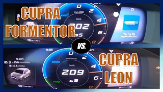 Cupra Formentor E-Hybrid vs Cupra Leon E-Hybrid | 100-200km/h & 0-100km/h | ACCELERATION