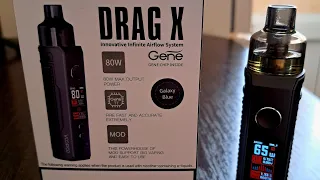 Voopoo Drag X, быстрый обзор мнение.