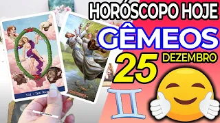 UM MILAGRE ACONTECE NA SUA VIDA 😍 Horoscopo do dia de hoje GÊMEOS 25 dezembro 2022♊tarô Gêmeos