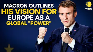 France LIVE: Macron outlines his vision for Europe as a global "power" | WION LIVE