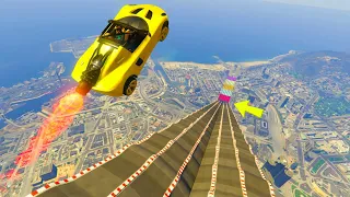 GTA 5 ONLINE 🐷 MEGA RAMPA 189.000% IMPOSSIBILE !!! 🐷 DAJE !!