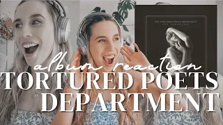 The Tortured Poets Department | VLOG STYLE ALBUM REACTION [Part One]