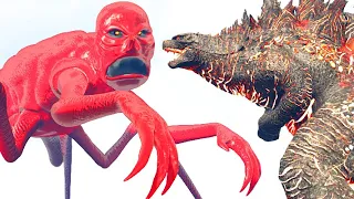 RED THE HELLBEAST vs. GODZILLA | ARK Kaiju Battle