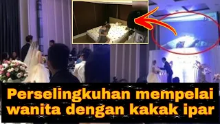 pengantin pria bongkar perselingkuhan pengantin wanita di depan keluarga dan tamu undangan