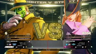 SFV Champion Edition 🔥 SMUG (G) Vs ASPHYXIATION (Rose) 🔥 Online Match's 04-06-2023