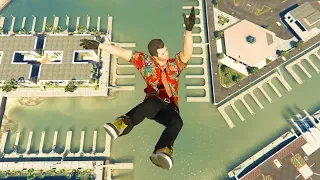 GTA 5 Jumps/Falls Ragdolls Compilation #8 (Euphoria physics - Funny Moments)